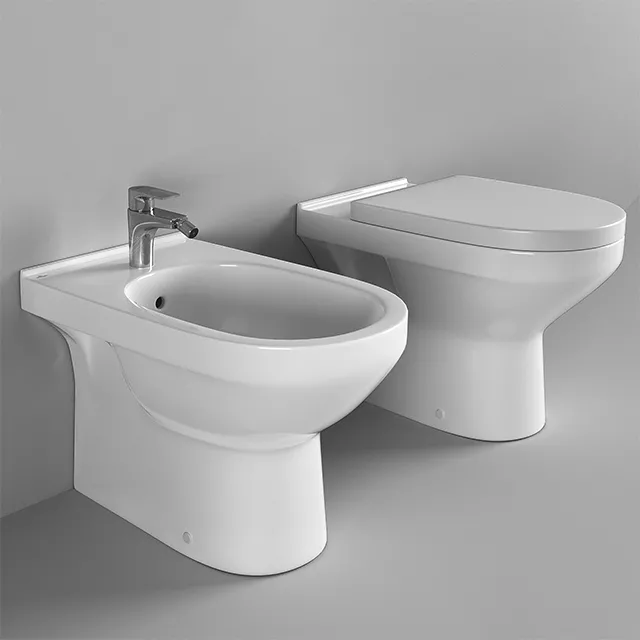 bathroom – Squat toilet and bidet Villeroy Boch O’Novo 3D Model