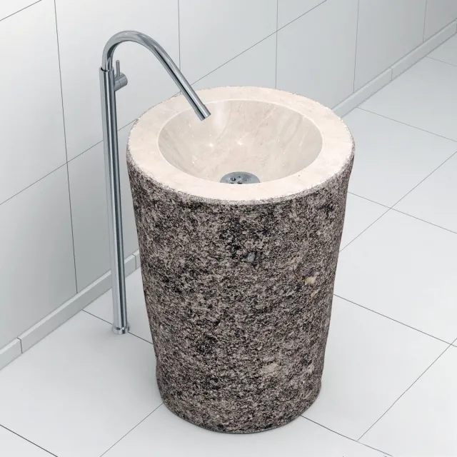 bathroom – Stone washing 3D Model bathroom – Stone washing 3D Model