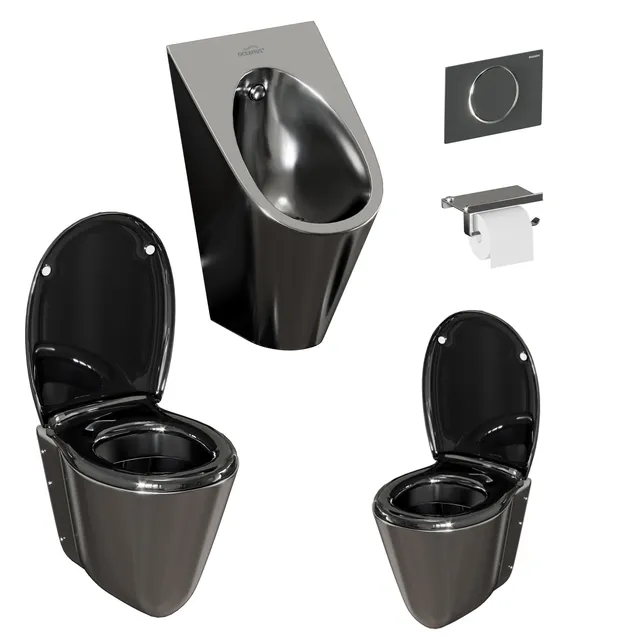 bathroom – Suite for WC v3 3D Model