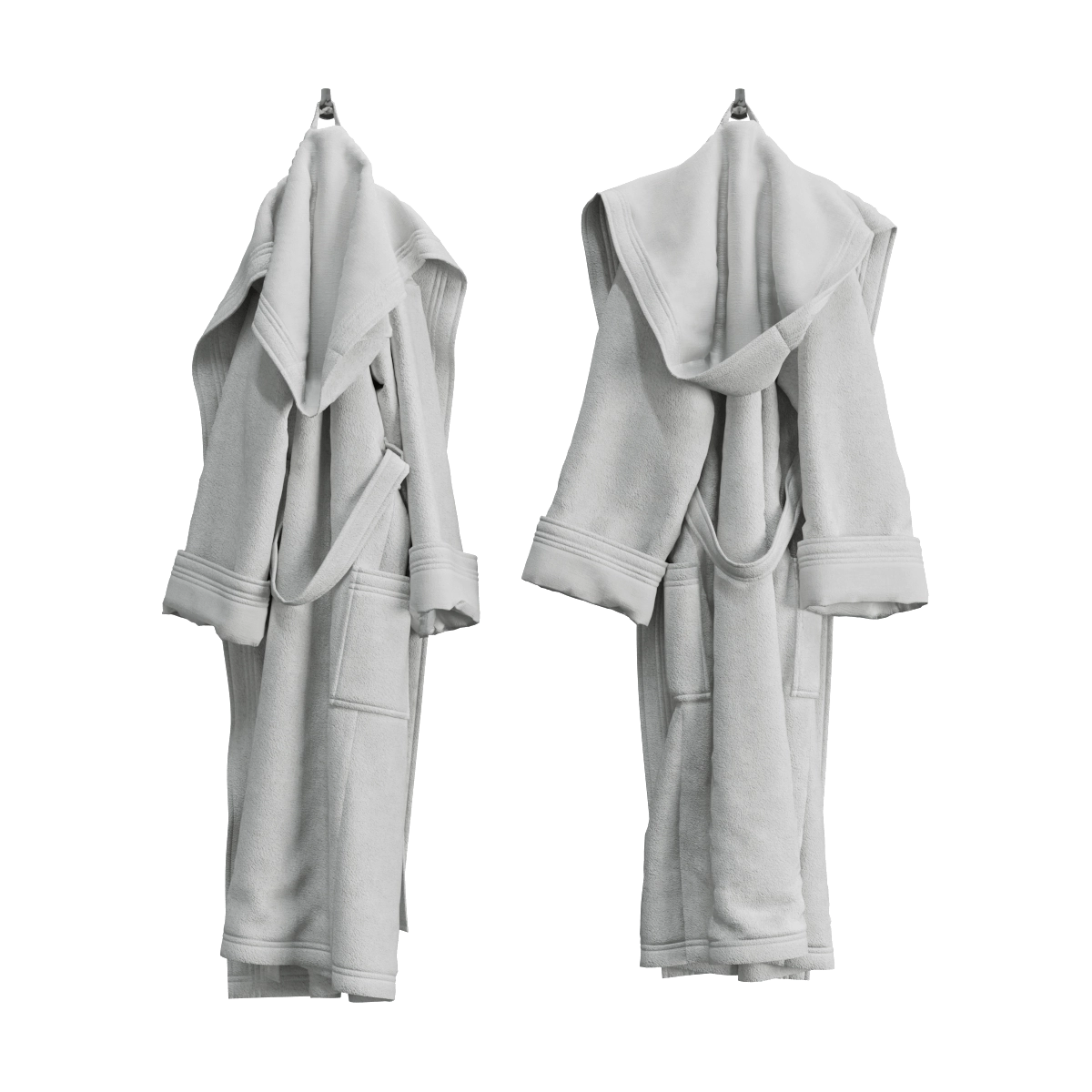 bathroom – Terry bathrobe 3D Model