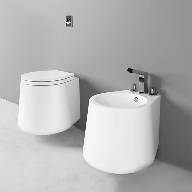 bathroom – Toilet and Bidet 2 3D Model