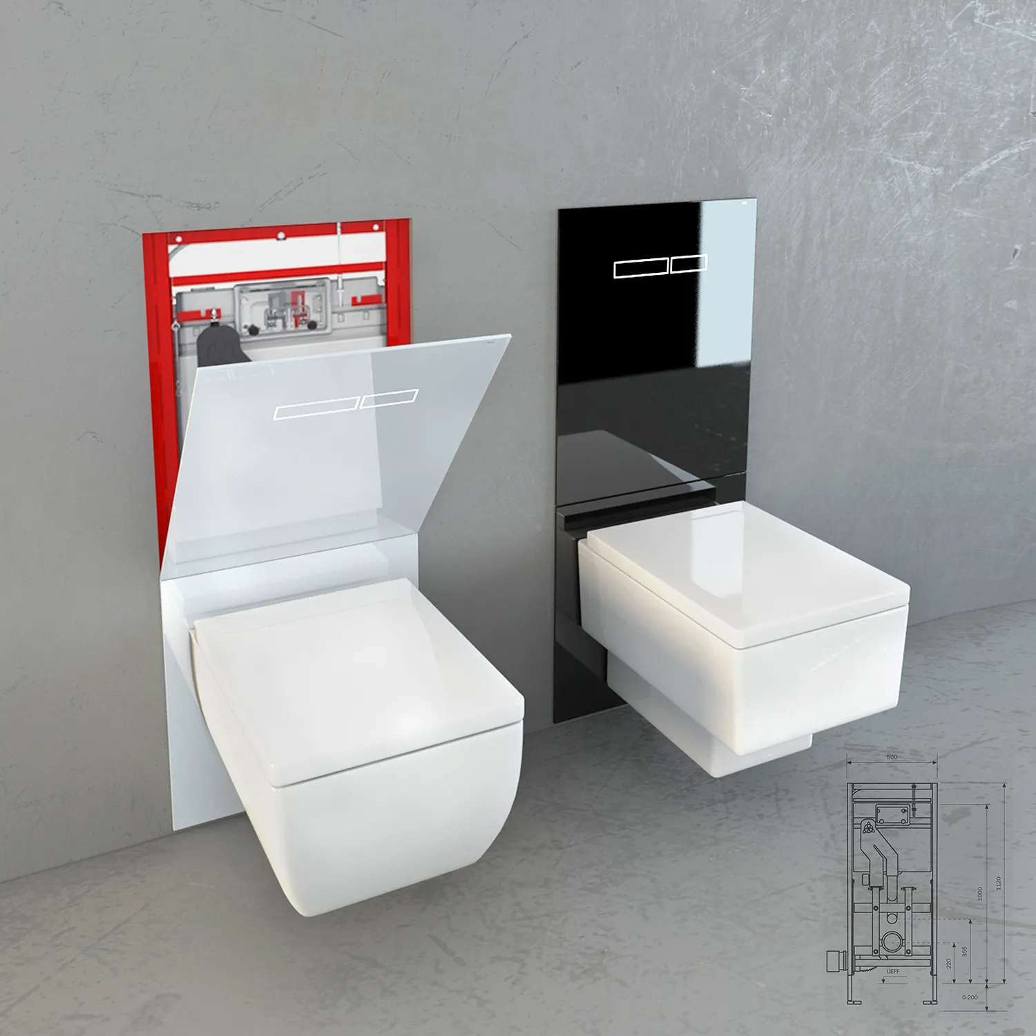 bathroom – Toilet and bidet Villeroy & Boch 02 3D Model