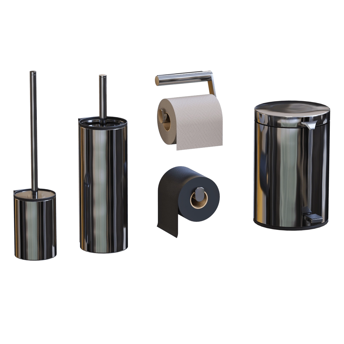 bathroom – Toilet & bath set 3D Model