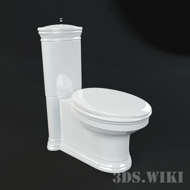 bathroom – Toilet compact Amadea 769510 3D Model