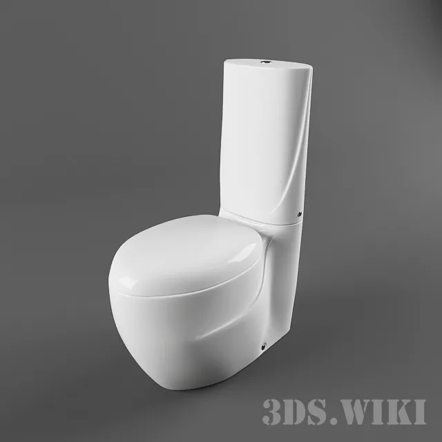 bathroom – Toilet compact Azzurra Clas 3D Model