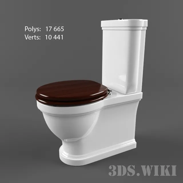 bathroom – Toilet Galassia Ethos (8441) 3D Model