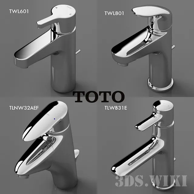 bathroom – Toto Faucets Collection 3D Model bathroom – Toto Faucets Collection 3D Model