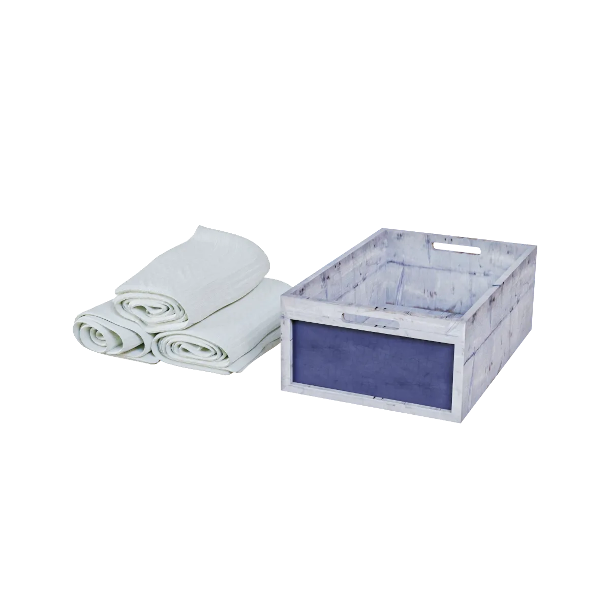 bathroom – Towel with box 3D Model