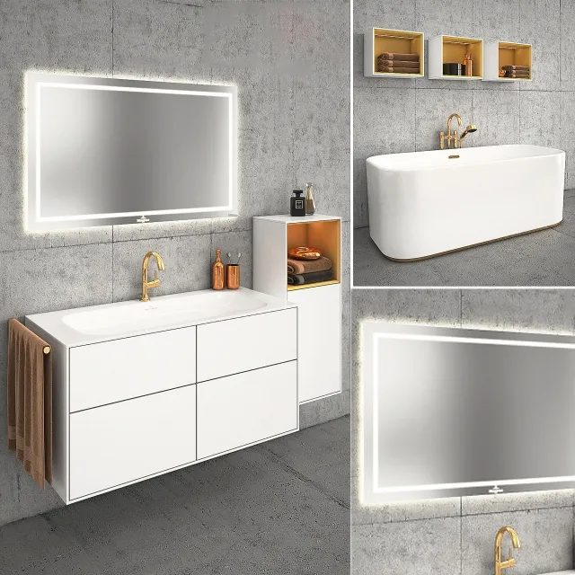 bathroom – Villeroy and Boch Finion  bathroom furniture 3D Model