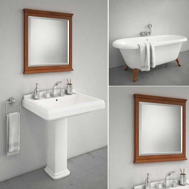 bathroom – Villeroy and Boch Hommage 2 3D Model bathroom – Villeroy and Boch Hommage 2 3D Model