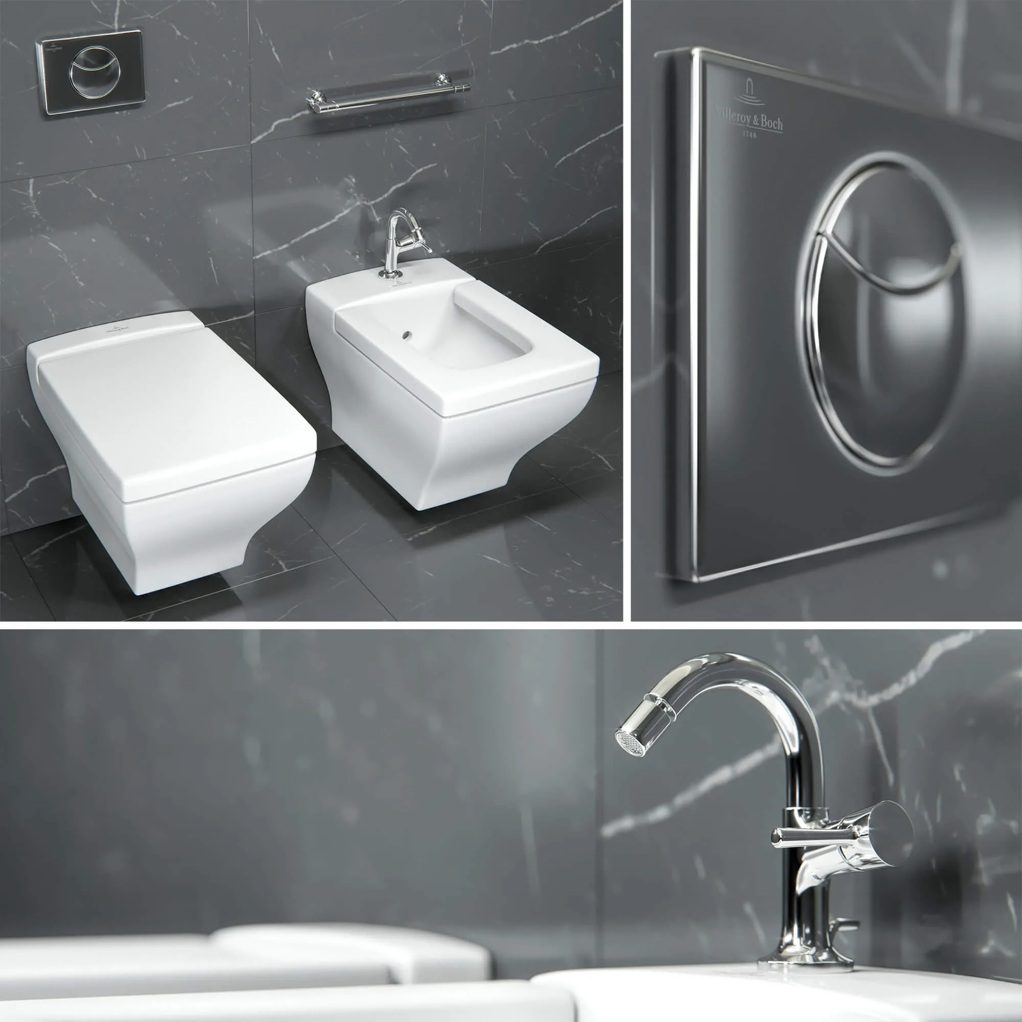 bathroom – Villeroy Boch La Belle 3D Model bathroom – Villeroy Boch La Belle 3D Model