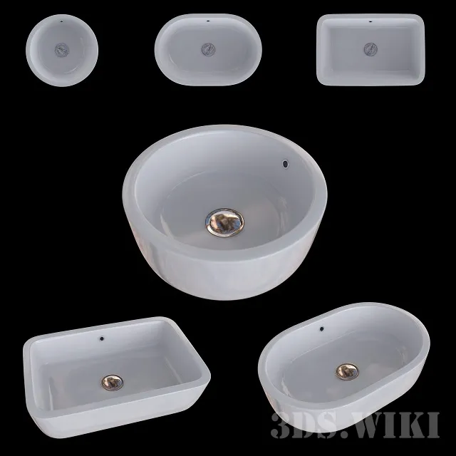 bathroom – Villeroy & Boch washbasins and basins ARCHITECTURA 3D Model bathroom – Villeroy & Boch washbasins and basins ARCHITECTURA 3D Model