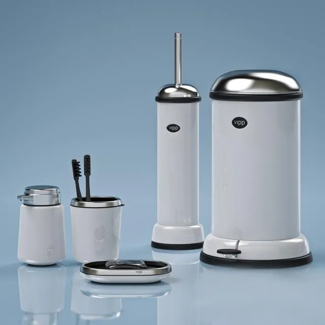 bathroom – Vipp bath accessories 3D Model