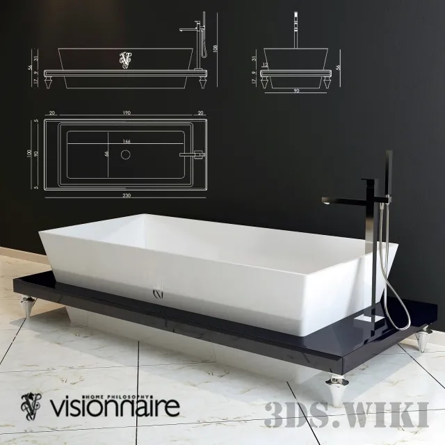 bathroom – Visionnaire Bath – Vasca 3D Model bathroom – Visionnaire Bath – Vasca 3D Model