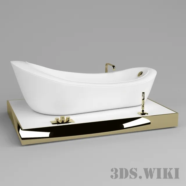 bathroom – VISIONNAIRE bathtub 3D Model bathroom – VISIONNAIRE bathtub 3D Model