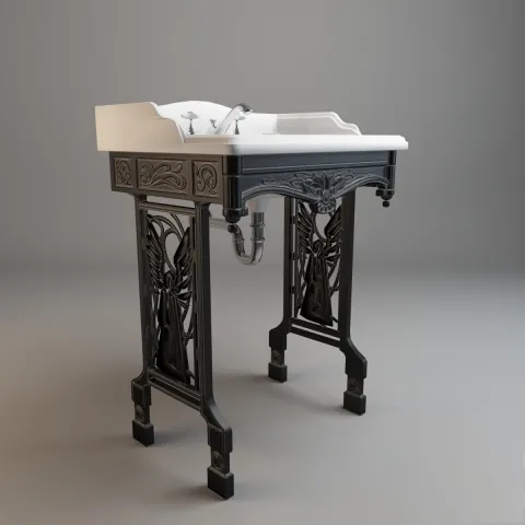 bathroom – Washbasin 12 3D Model bathroom – Washbasin 12 3D Model