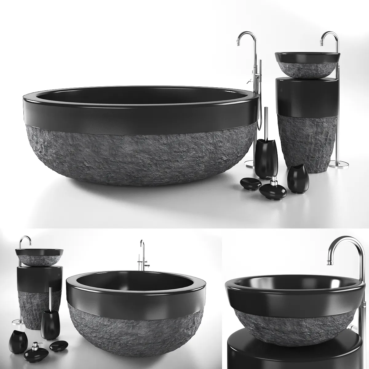 bathroom – Washbasin Grohe Allure E 02 3D Model bathroom – Washbasin Grohe Allure E 02 3D Model