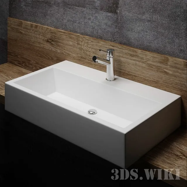 bathroom – Washbasin Hidra Ceramica Loft LO 52 + LO 57 3D Model bathroom – Washbasin Hidra Ceramica Loft LO 52 + LO 57 3D Model