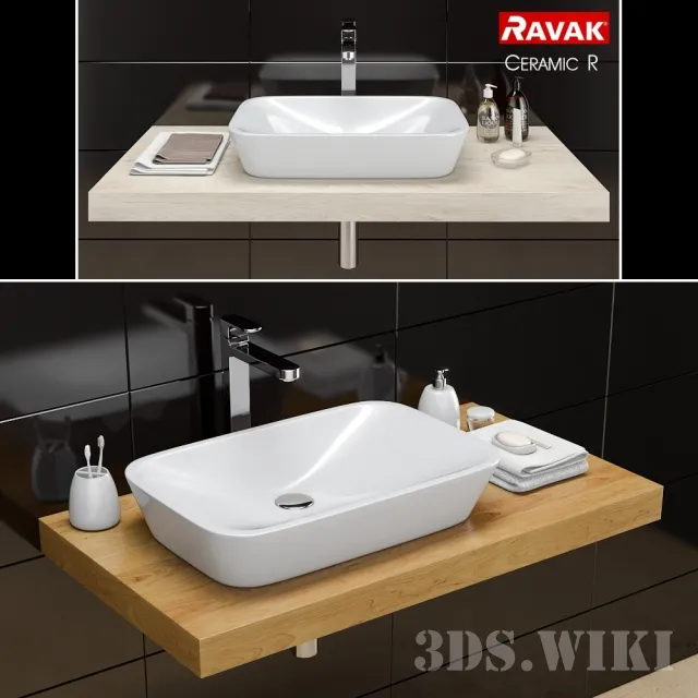 bathroom – Washbasin RAVAK Ceramic R 3D Model