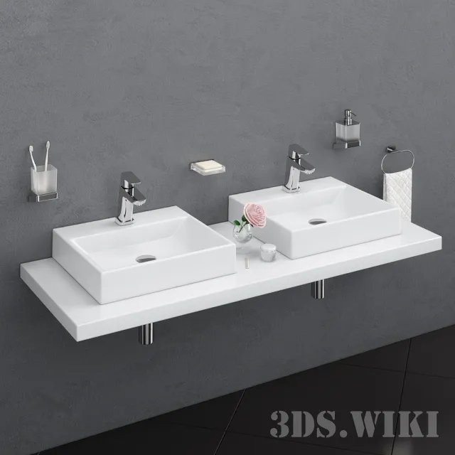 bathroom – Washbasin RAVAK Natural 3D Model