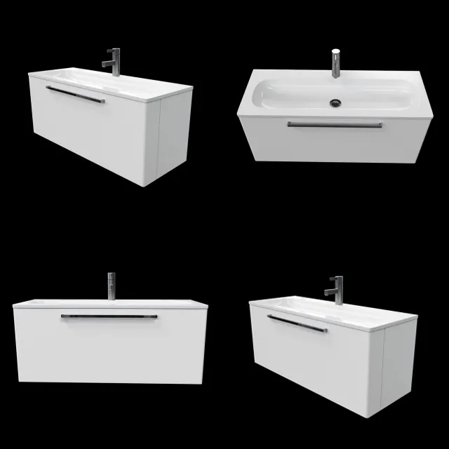 bathroom – Washbasin Ravak Ring 3D Model bathroom – Washbasin Ravak Ring 3D Model