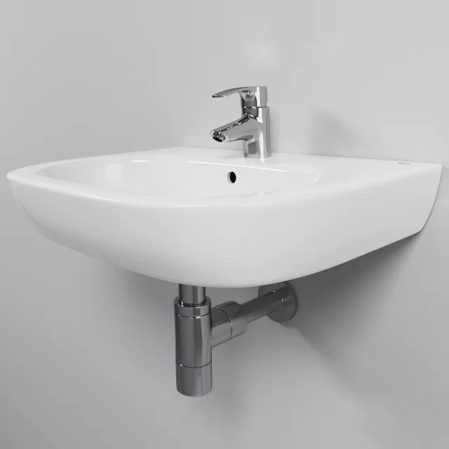 bathroom – Washbasin Roca Meridian 3D Model bathroom – Washbasin Roca Meridian 3D Model