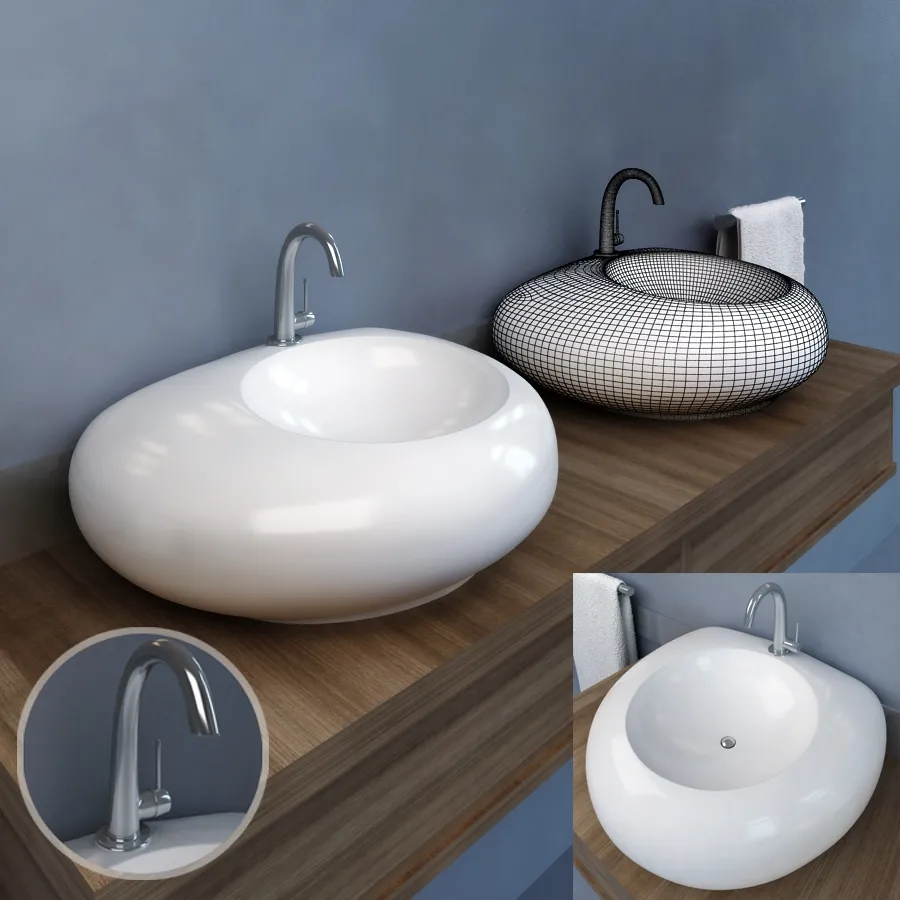 bathroom – Washbasin Villeroy and Boch Artis 02 3D Model bathroom – Washbasin Villeroy and Boch Artis 02 3D Model