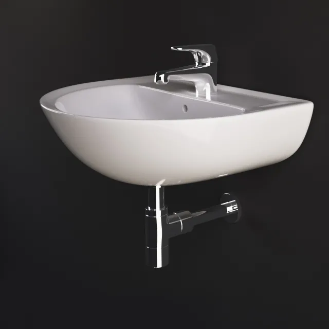 bathroom – Washbasins Standard Esco 3D Model bathroom – Washbasins Standard Esco 3D Model