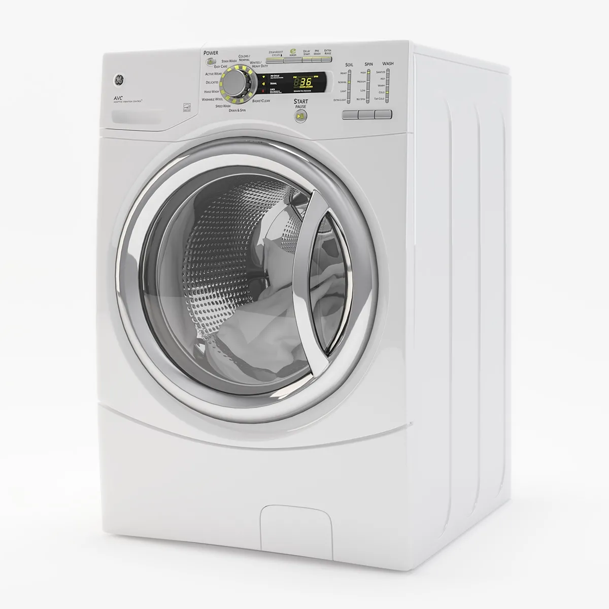 bathroom – Washer GE 4.1 DOE CU. FT 3D Model