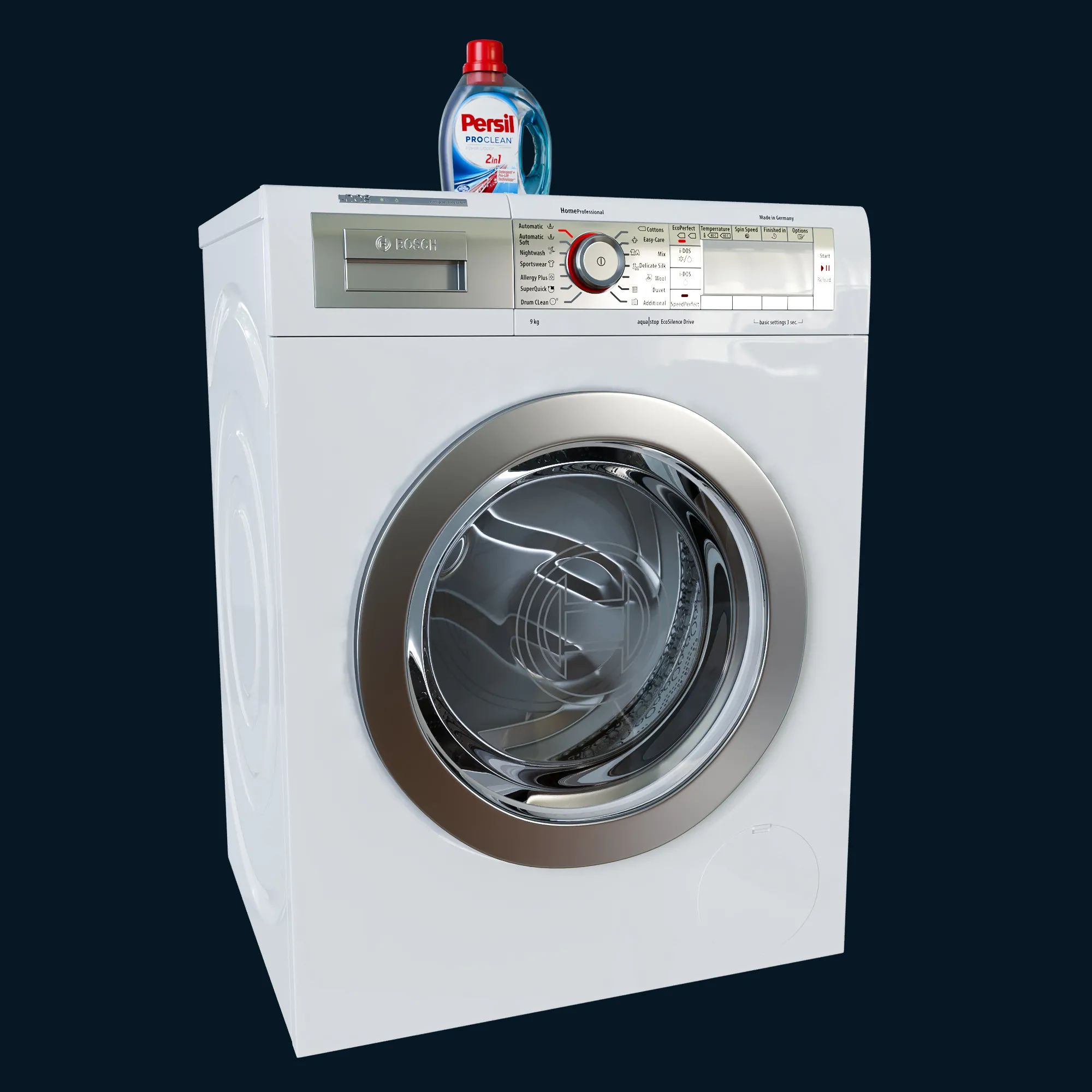 bathroom – Washing machine BOSCH 3D Model bathroom – Washing machine BOSCH 3D Model