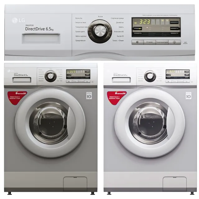 bathroom – Washing Machine LG F1096ND3 3D Model