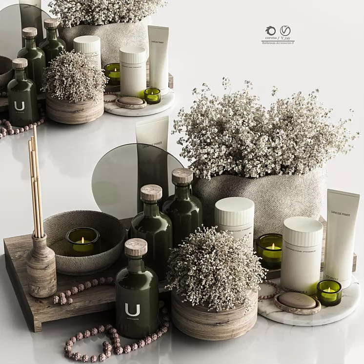 Bathroom_accessories_F 3D Model Free Download