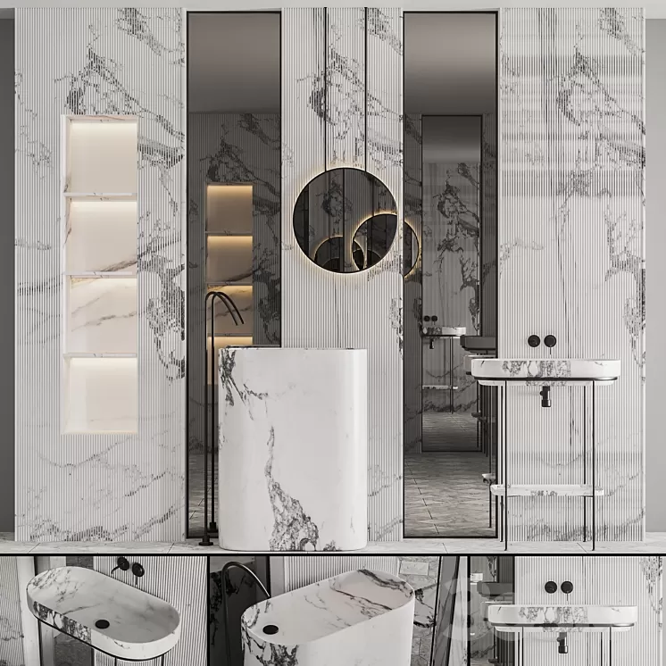 Bathroom_furniture_C 3D Model Bathroom_furniture_C 3D Model