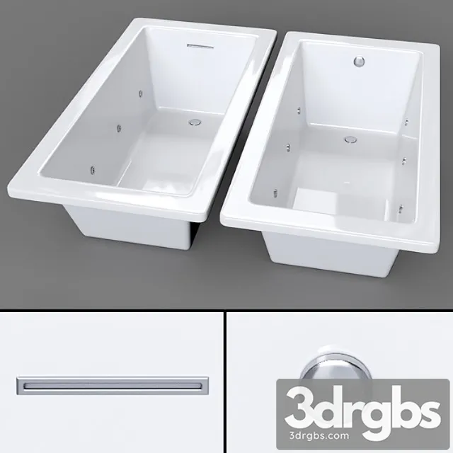 Bathtub by Hydrosystem Lacey 3D Model Download
