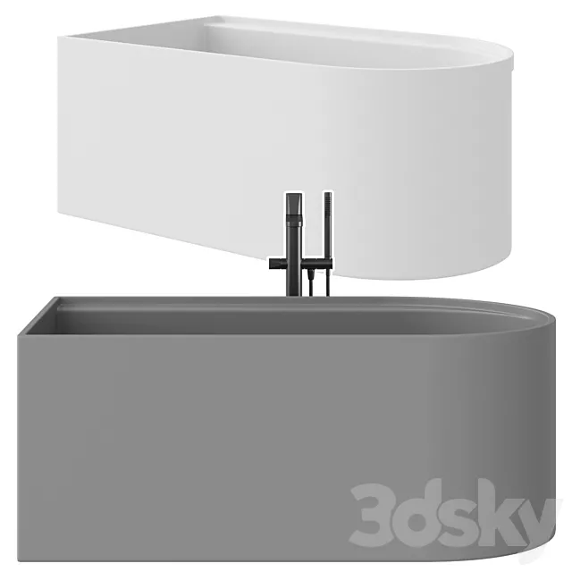 Bathtub Cielo Arcadia Febe 3D Model