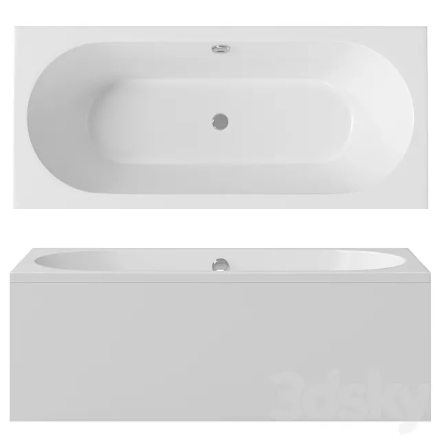 Bathtub EXCELLENT Oceana 3D Model