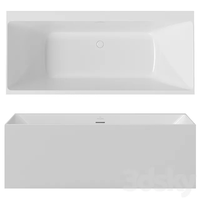 Bathtub Villeroy & Boch Subway 3.0 3D Model
