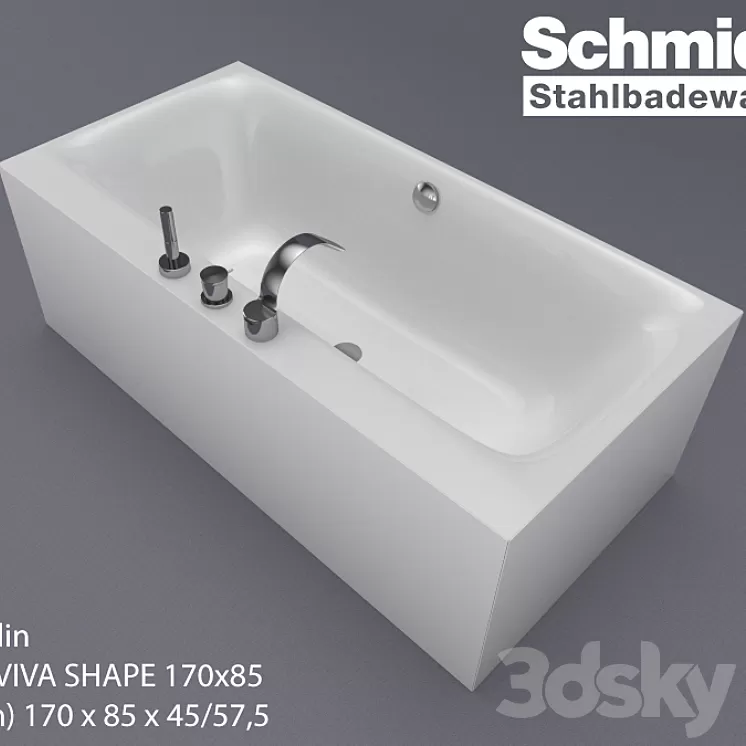 Bathtub VIVA SHAPE 170×85 3D Model