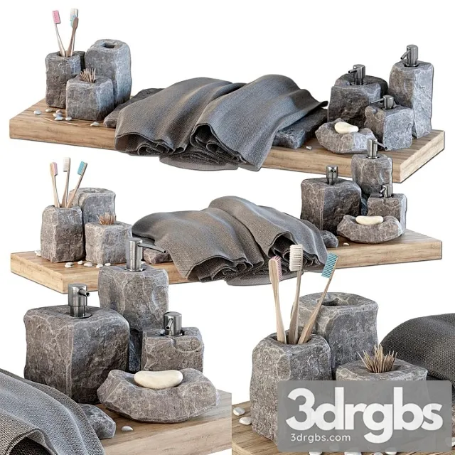 Batroom Decor Stone Soap N2 Dekor Dlia Vanny Komnaty Bannyi 3D Model Download