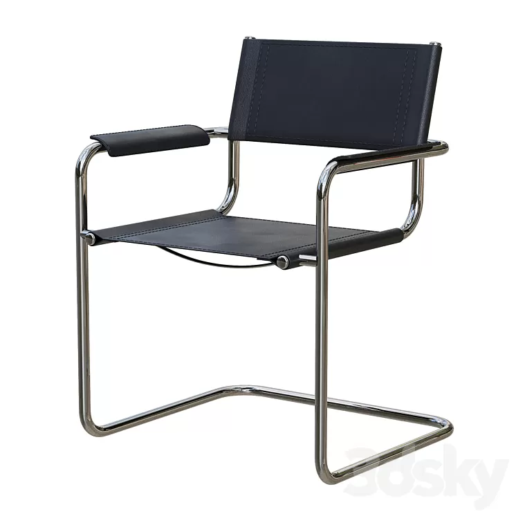 Bauhaus Armchair MS65 3D Model Bauhaus Armchair MS65 3D Model