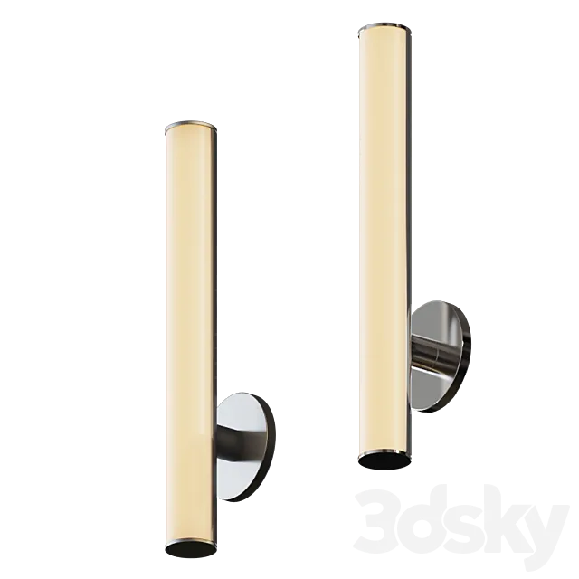 Bauhaus Columns LED Bath Bar by Sonneman 3D Model Bauhaus Columns LED Bath Bar by Sonneman 3D Model