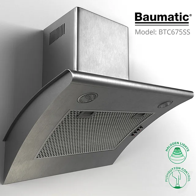 Baumatic chimney hood BTC 675SS 3DModel