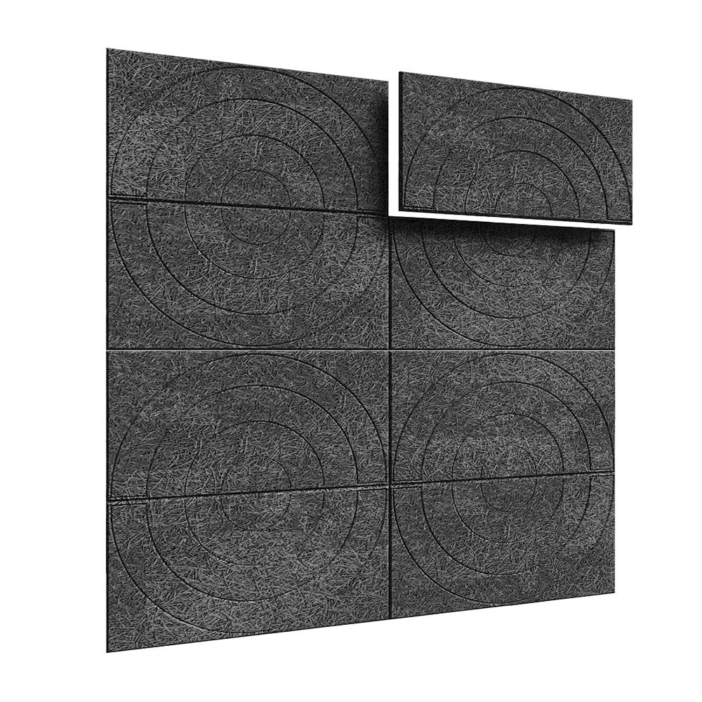 BAUX – Acoustic panel Wood Wool Arch 3D Model