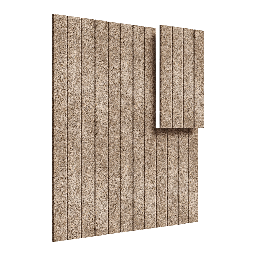 BAUX – Acoustic panel Wood Wool Lines 3D Model