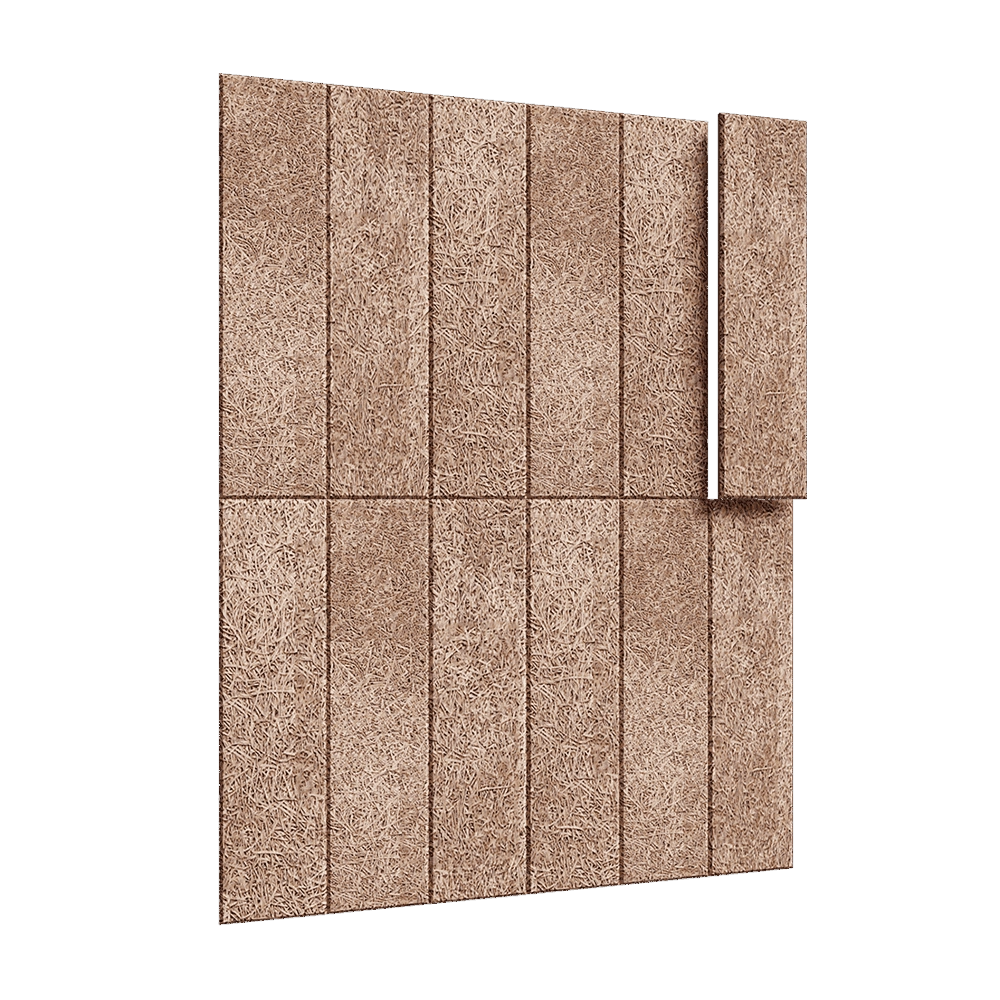 BAUX – Acoustic panel Wood Wool Plank Big 3D Model