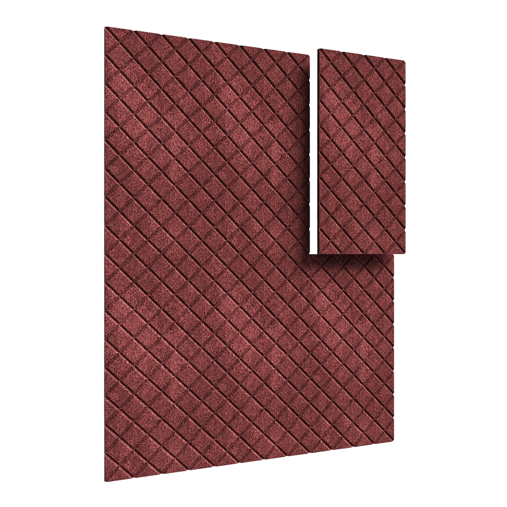 BAUX – Acoustic panel Wood Wool Quilted 3D Model