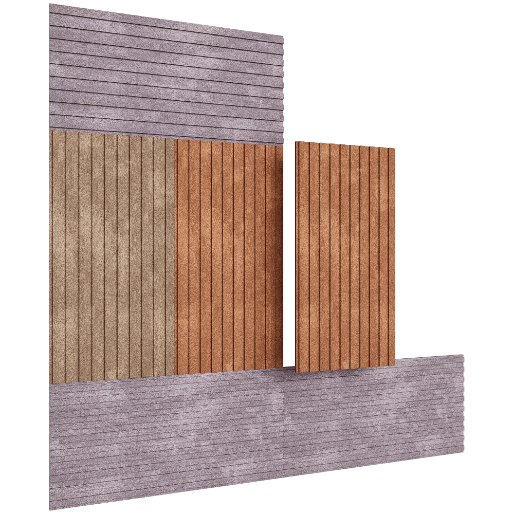 BAUX – Ceiling Acoustic Pinstripe 3D Model