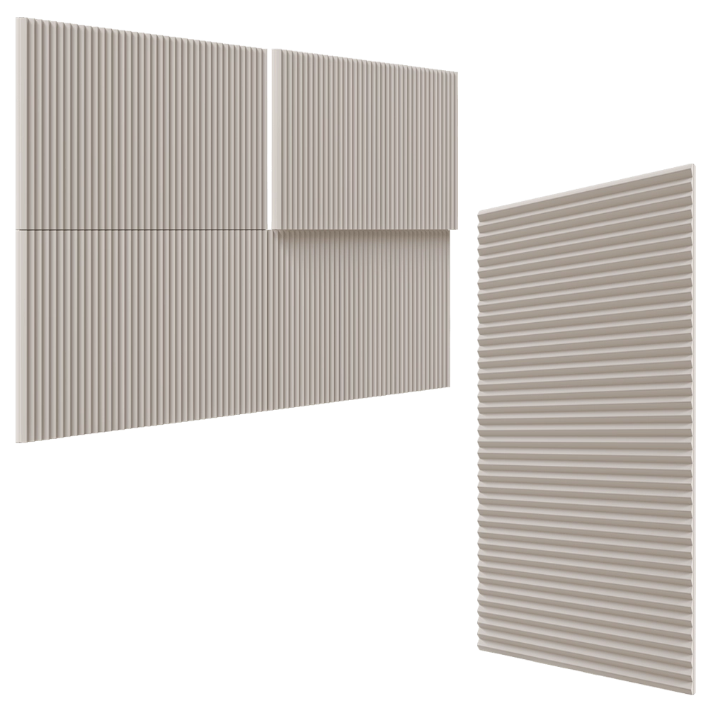 BAUX – Panel Pulp Origami Sense 3D Model