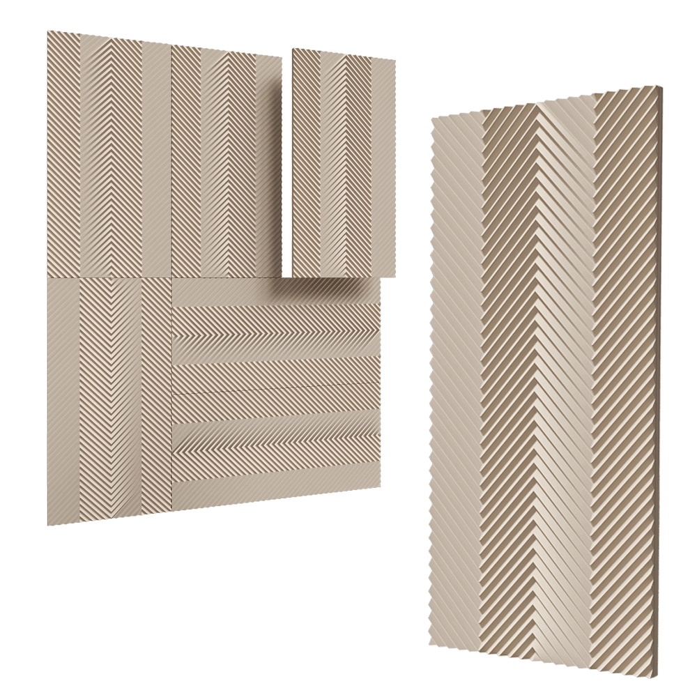 BAUX – Pulp Panel Origami Pulse 3D Model