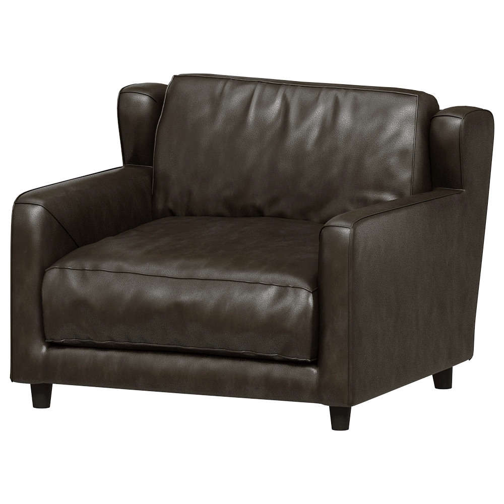 BAXTER – Armchair Bergere Longe 3D Model